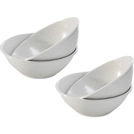 Nordic Ware Microwave Safe Bowls 4 Piece Eco-Friendly Soup or Cereal Bowl Set