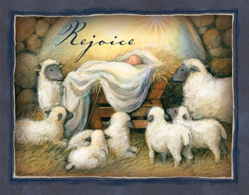 LANG - "Rejoice", Boxed Christmas Cards, Artwork by Susan Winget" - 18 Cards, 19 envelopes - 5.375" x 6.875"