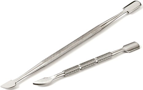 Cuticle Pusher and Nail Cleaner Set by Malva Belle - Premium Manicure Tools - Professional Cuticle Remover - High Quality Nail Care Set - Stainless Steel