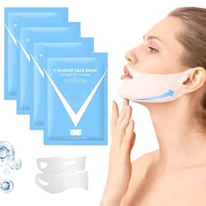 4Pcs Double Chin Mask Reusable, Double Chin Mask, Lift Mask, V Line Lifting Mask for All Skin Types