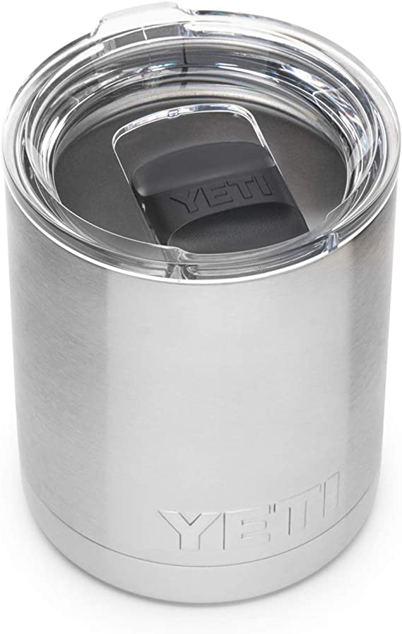 YETI Rambler 10 oz Lowball, Vacuum Insulated, Stainless Steel with MagSlider Lid