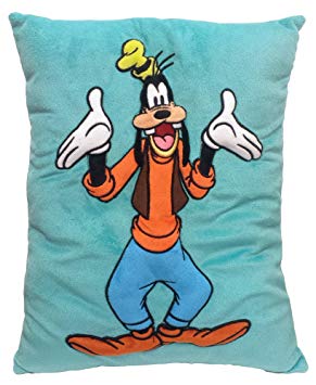 Disney Junior Mickey Mouse Clubhouse Donald Duck Plush 3D Character Pillow, Blue