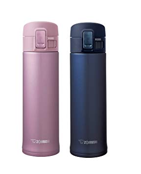 Zojirushi Stainless Steel Mugs, Smoky Blue & Lavender Pink