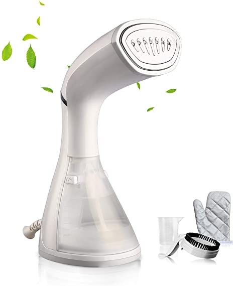 Steamer for Clothes, Handheld Garment Steamer, 1200W Mini Travel Steamer, Portable Fabric Steam Iron Auto Shut Off & Leak Proof，LCD Display/15s Fast Heating/Wrinkle Remover [Luxury Edition]