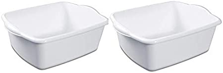 STERILITE White 12Qt Dishpan