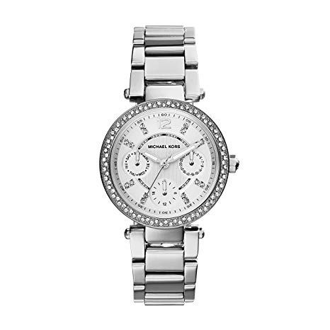 Michael Kors Women's Silvertone Mini Parker Watch