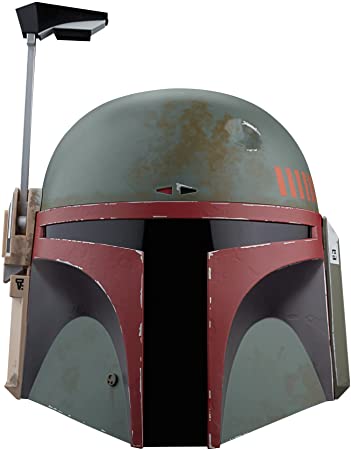 Star Wars The Black Series Boba Fett (Re-Armored) Premium Electronic Helmet, The Mandalorian Roleplay Collectible for Kids Ages 14 and Up