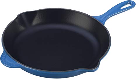 Le Creuset Enameled Cast-Iron 10-1/4-Inch Skillet with Iron Handle, Marseille