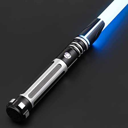 Dueling Lightsaber,Motion Control Lightsabers for Adults,10 Sound Fonts,RGB 12 Colors Changeable, Metal Hilt Light Saber Sword,Cosplay,Birthday Party Valentines Day Gift, Black,S9