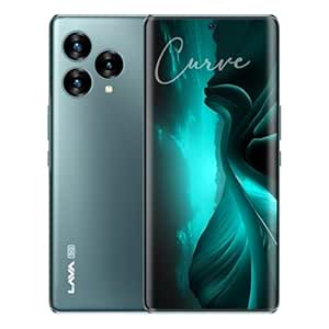 (Refurbished) Lava Blaze Curve 5G (Glass Viridian, 8GB LPDDR5 RAM, UFS 3.1 128GB Storage) | 120Hz Curved Amoled Display |2.6GHz Dimensity 7050 6nm Processor |64 MP Primary Sony Sensor