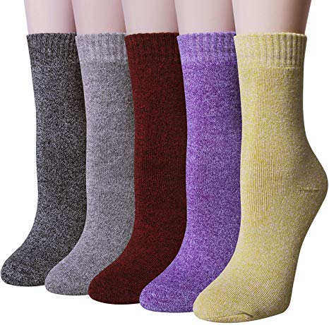 5 Pairs Womens Animal Socks Cute Funny Cotton Ladies Socks for Winter
