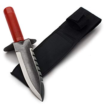 Kings County Tools All Steel Gardener's Digging Knife with Serrated Edge - Made in The USA - World Class