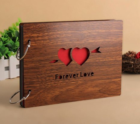 Diy Photo Album Forever Love Anniversary Scrapbook Hollow Out 8 X 6 Inches