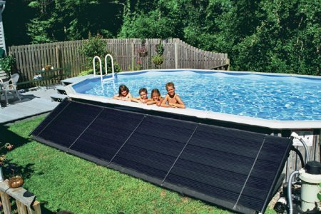 Sun2Solar Ground Mounted Heating Solar Panel System for Above Ground & Inground Swimming Pools | Hardware Included | 4-Foot-by-20-Foot