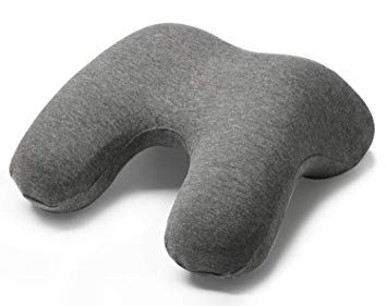 Memory Foam Travel Pillow for Neck, Head, Lumbar Support, Mudax Ergonomic Neck Pillow for Traveling on Airplane, Train, Car and Bus, Used at Home, Office, Camping, Nap Desk Pillow for Stomach Sleeper