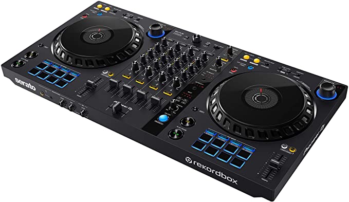 Pioneer DJ DDJ-FLX6 - 4-deck DJ Controller with 2 Track Playback Decks, 2 Sample Playback Decks, and Built-in USB Audio Interface