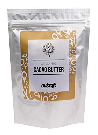 Organic Cacao Butter by Nukraft available in 250g, 500g and 1kg