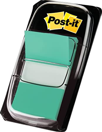 Post-it Flags Value Pack, 50/Dispenser, 24 Dispensers/Pack, 1 in Wide, Green (680-3-24)