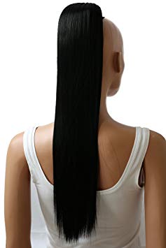 PRETTYSHOP Hairpiece Ponytail Clip on Extension Long hair smooth Heat-Resisting 22"(50cm) H56