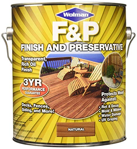Rust-Oleum Wolman F&P 14396 Natural Finish and Preservative