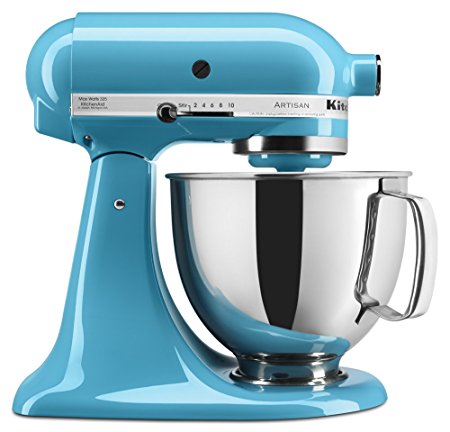 KitchenAid KSM150PSCL Artisan Series 5-Qt. Stand Mixer with Pouring Shield - Crystal Blue