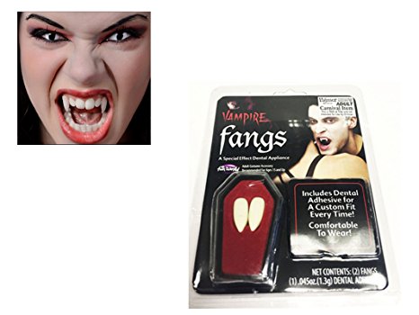 Fangs Dentures Vampire Costume Accessory