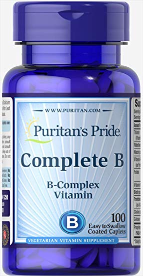 Puritan's Pride Complete B (Vitamin B Complex)-100 Caplets