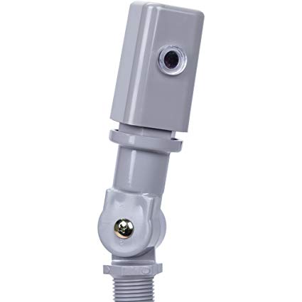 Intermatic EK4236S Select Grade Fixed Mount Electronic Photocontrol with Stem, Swivel and Side Lens