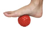 Best Spiky Massage Roller Ball - 3 Inch - Perfect for Foot Massage Back Plantar Fasciitis and All Over Body Deep Tissue Therapy Includes FREE Ebook Instructions for Best Results