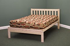 Full Size Charleston Platform Bed Frame - Solid Hardwood
