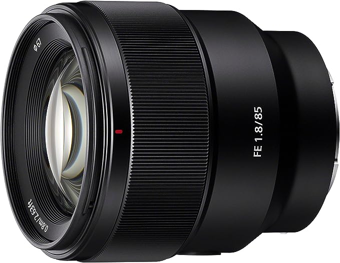 Sony SEL85F18 85mm F/1.8-22 Medium-Telephoto Fixed Prime Camera Lens, Black