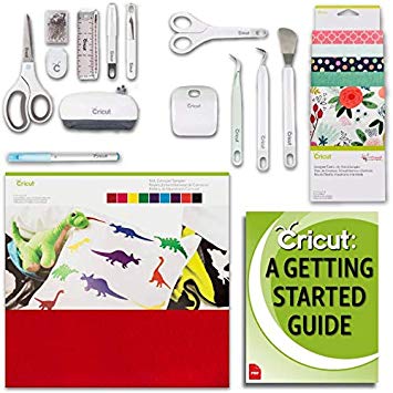 Cricut Maker Machine Fabric and Felt Samplers, Beginner Sewing Kit and Essentials Tools Bundle