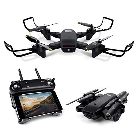 Cooligg S169 WiFi FPV Optical Flow Selfie Drone,Visual Position Fix,Dual Camera Switching,360°Flipping Real-Time Transmission,Mobile Control