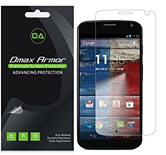 [6-Pack] Dmax Armor- Motorola Moto X Anti-Glare & Anti-Fingerprint (Matte) Screen Protector - Lifetime Replacements Warranty- Retail Packaging