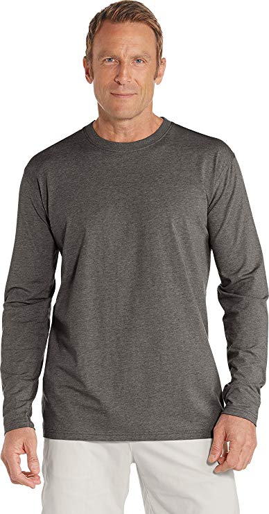 Coolibar UPF 50  Men's Long Sleeve Everyday T-Shirt - Sun Protective