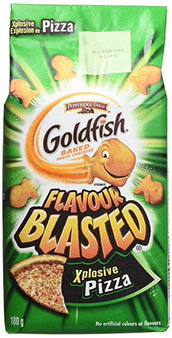 Pepperidge Farm Goldfish Flavour Blasted Xplosive Pizza, 180g/6.34 Ounces {Imported from Canada}
