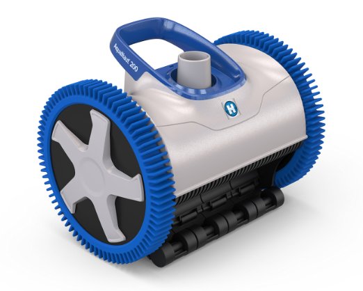 Hayward PHS21CST Aquanaut 200 Suction Drive 2-Wheel Pool Cleaner with 33 Feet Hose Kit, Gray and Blue