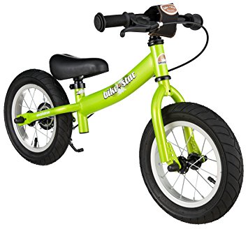 Bikestar 12 inch (30.5cm) Kids Balance Bike / Kids Running Bike - Sport - Green