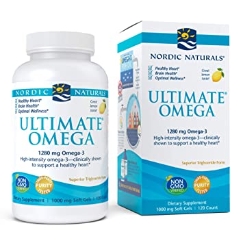 Nordic Naturals - Ultimate Omega, Support for a Healthy Heart, 120 Soft Gels (FFP)