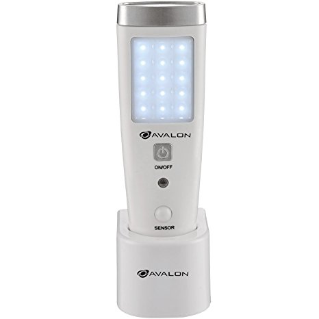 Avalon LED Flashlight Night Light for Emergency Preparedness, Portable Unit with Motion Detection,Power Failure Light, ETL Approved Blackout Light