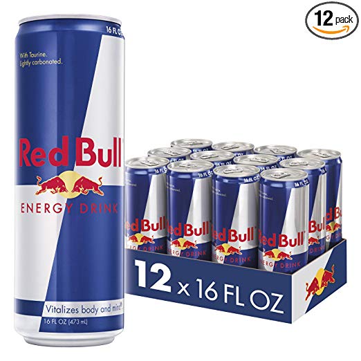 Red Bull Energy Drink, 12 Pack of 16 Fl Oz