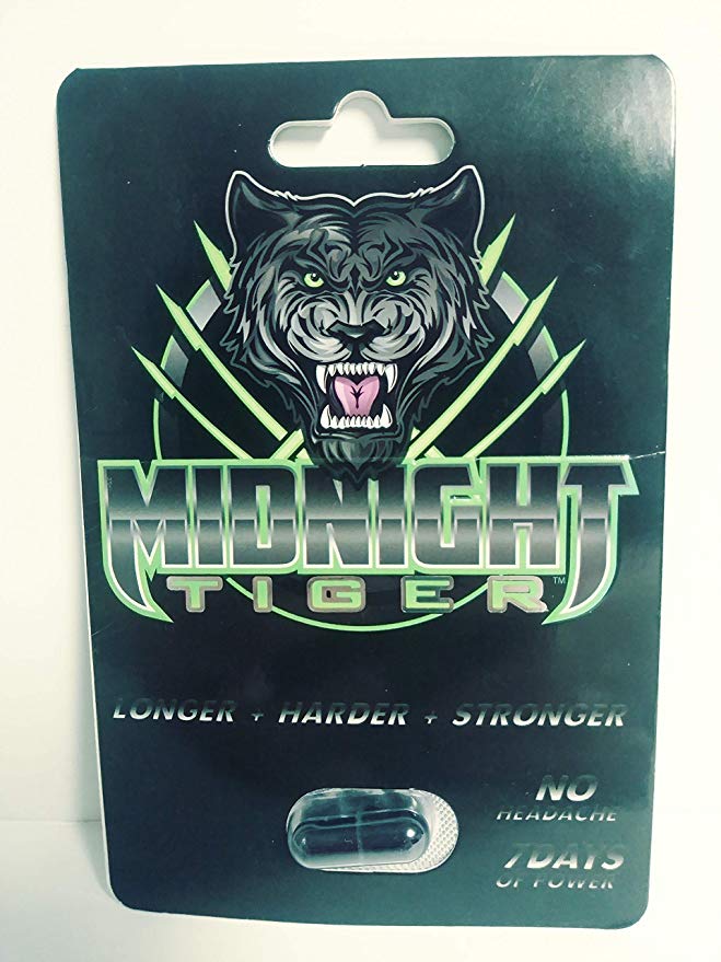 Midnight Tiger V2, Unleash Your Beast, All Natural Male Energy, Single Pack (1)