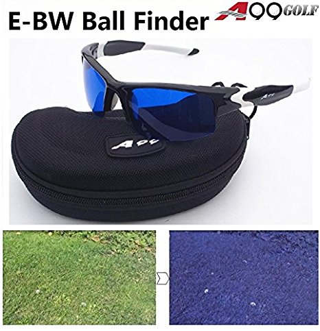 A99 Golf Ball Finder Glasses (Black White Frame)