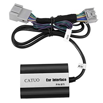 CATUO Wireless Car Bluetooth Hands-free AUX Interface Adaptor for FORD car with A2DP Stereo Streaming Music Playback