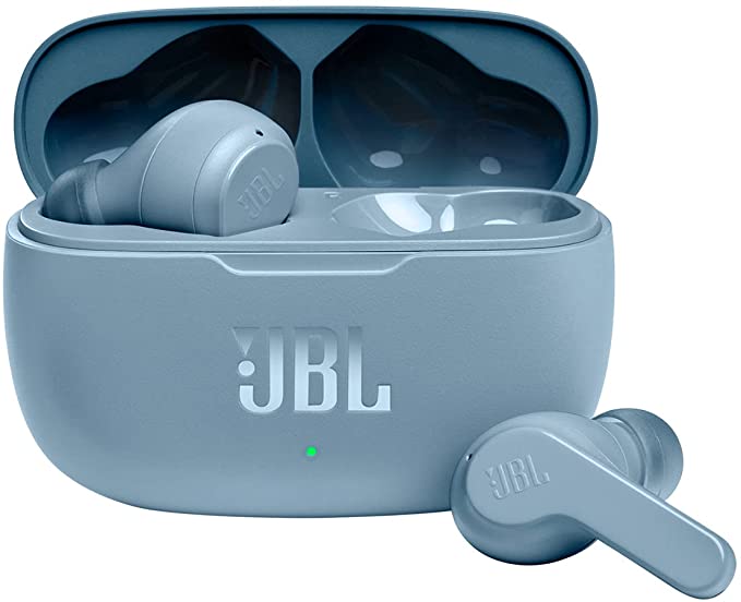 JBL Vibe 200TWS - True Wireless Earbuds, 20 Hours of Combined Playback - Blue