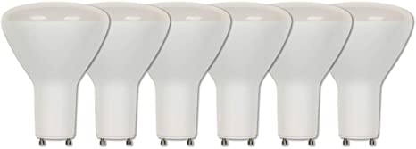 Westinghouse Lighting 3315920 65-Watt Equivalent R30 Flood Dimmable Soft White LED Light Bulb with GU24 Base (6 Pack), Six Pack