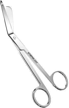 Utopia Care Medical Scissors - EMT and Trauma Shears - 7.5 Inch Nursing and Surgical Scissors - Stainless Steel Bandage Scissors for Nurses (Silver)