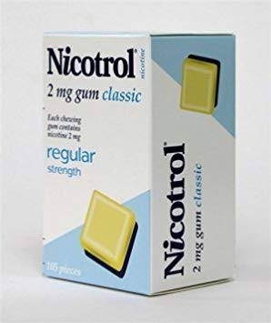 4 Boxes Nicotrol Nicotine Gum 2mg Classic Original 420 Pieces