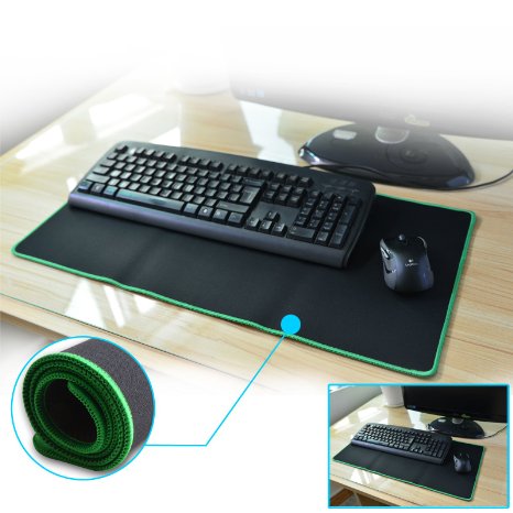 Eallc Large Mouse Pad--extra Large Super Mouse Pad at 236x118x011 Dimension Green