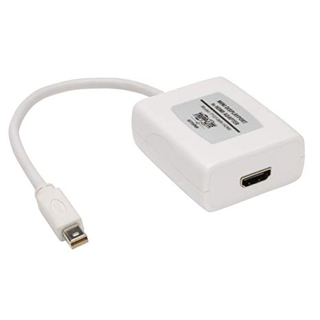 Tripp Lite Keyspan Mini DisplayPort to HDMI Cable Adapter, MDP to HDMI (M/F), MDP2HDMI, 1080p, 6-in. (P137-06N-HDMI)